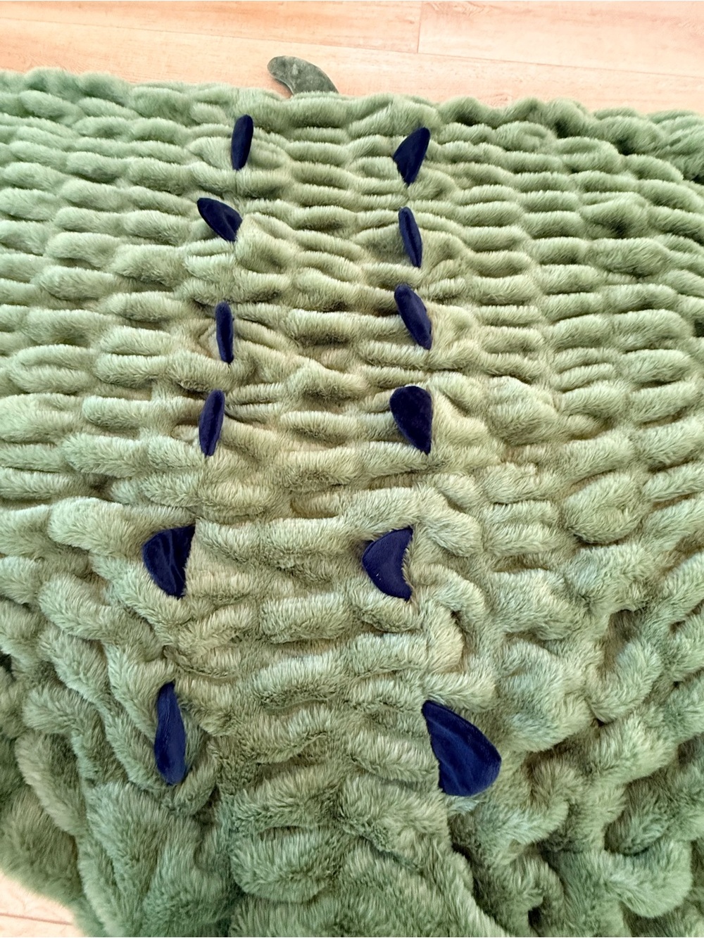 Huggable Dino Minky Blanket - Picture 7 of 8